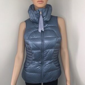 Lululemon Blue Fluffin Awesome Vest-Size 6